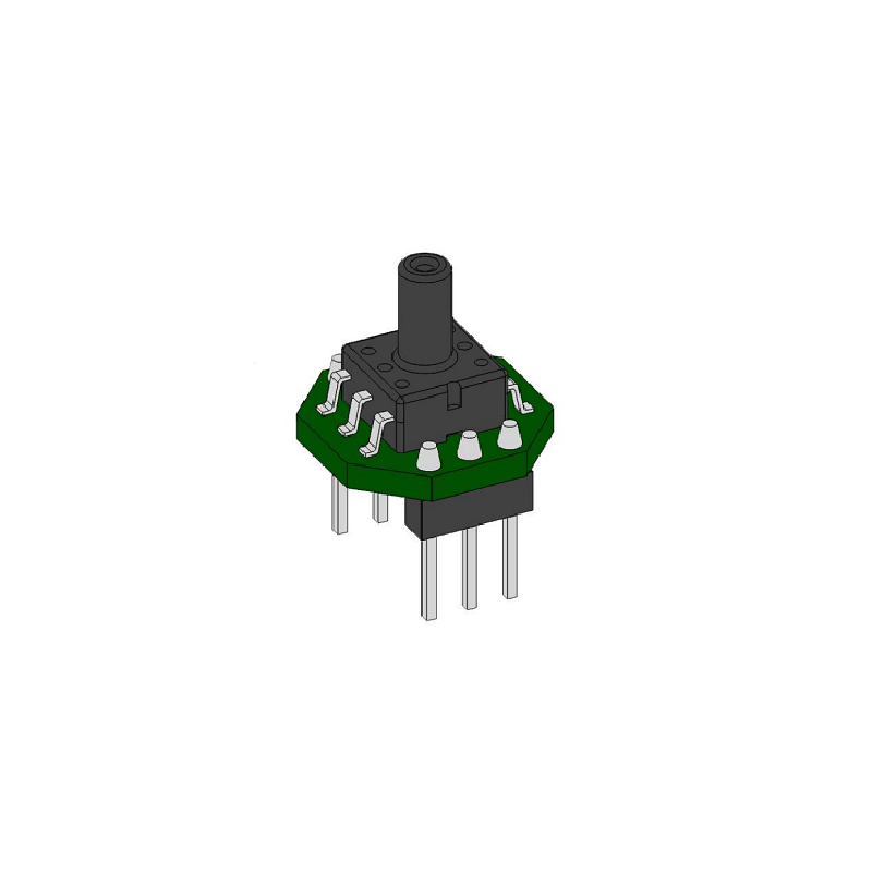 Sencoch GZP6847D101KPN Pressure Sensor, 0-100 kPa, 3.3V, I²C, DIP-6