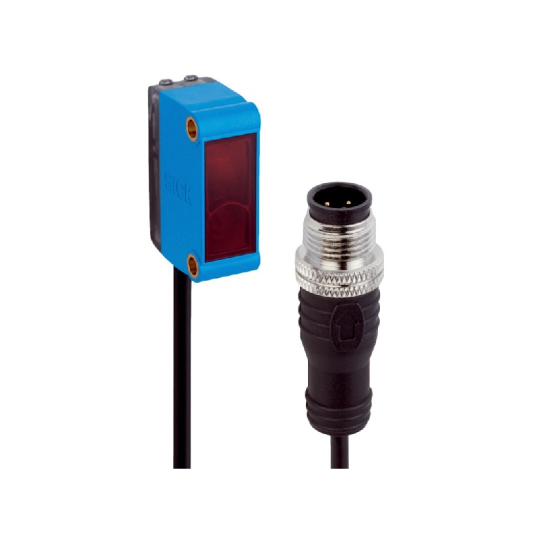 SICK GL6-P7112 Photoelectric Sensor 6 m PNP Retroreflective 10 to 30 VDC 4 Pin M12 Connector Cable IP67 - Image 2