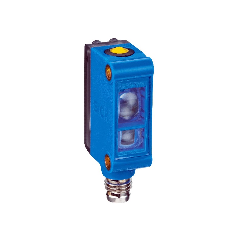 SICK KTM-WP11181P Contrast Sensor, PNP Output, 12~24VDC, M8 Connector, Sensing Distance: 12.5 mm
