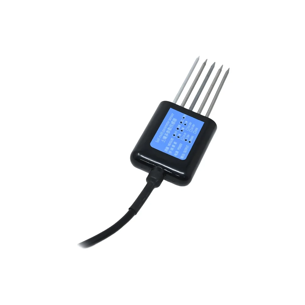 SN-3002-TR-ECTHNPKPH-N01 Five-Pin Soil Multi-Parameter Sensor (Temperature, Moisture, pH, EC, NPK) - RS485 Modbus - Image 2