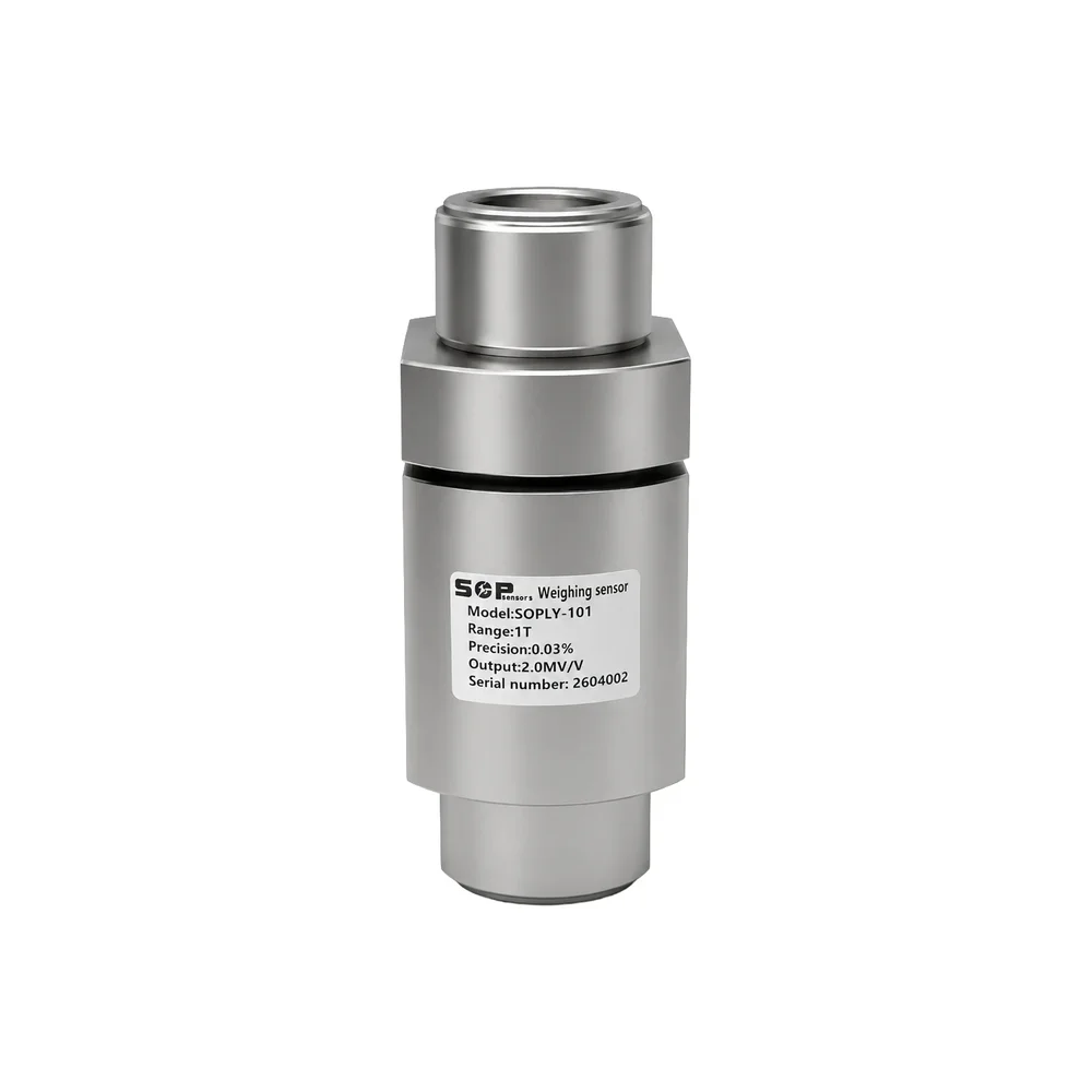 SOP SOPLY-101-1T S-Type Load Cell Sensor, 1 Ton Capacity, 2.0mV/V Output, Alloy Steel, 5~15V Excitation, 3M Cable - Image 2