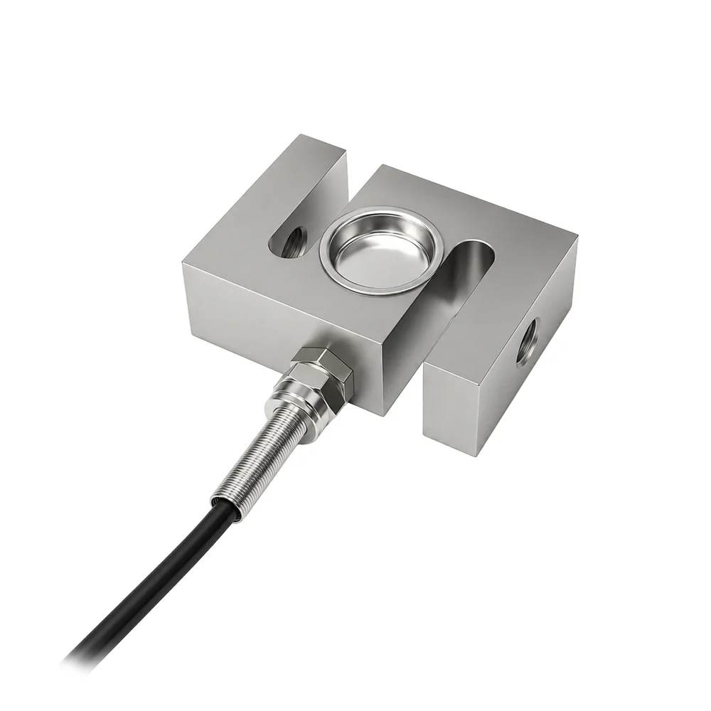 SOP SOPLY-103-1T Load Cell Sensor, 1 Ton Capacity, 2.0mV/V Output, Alloy Steel, 5~15V Excitation, 2m Cable