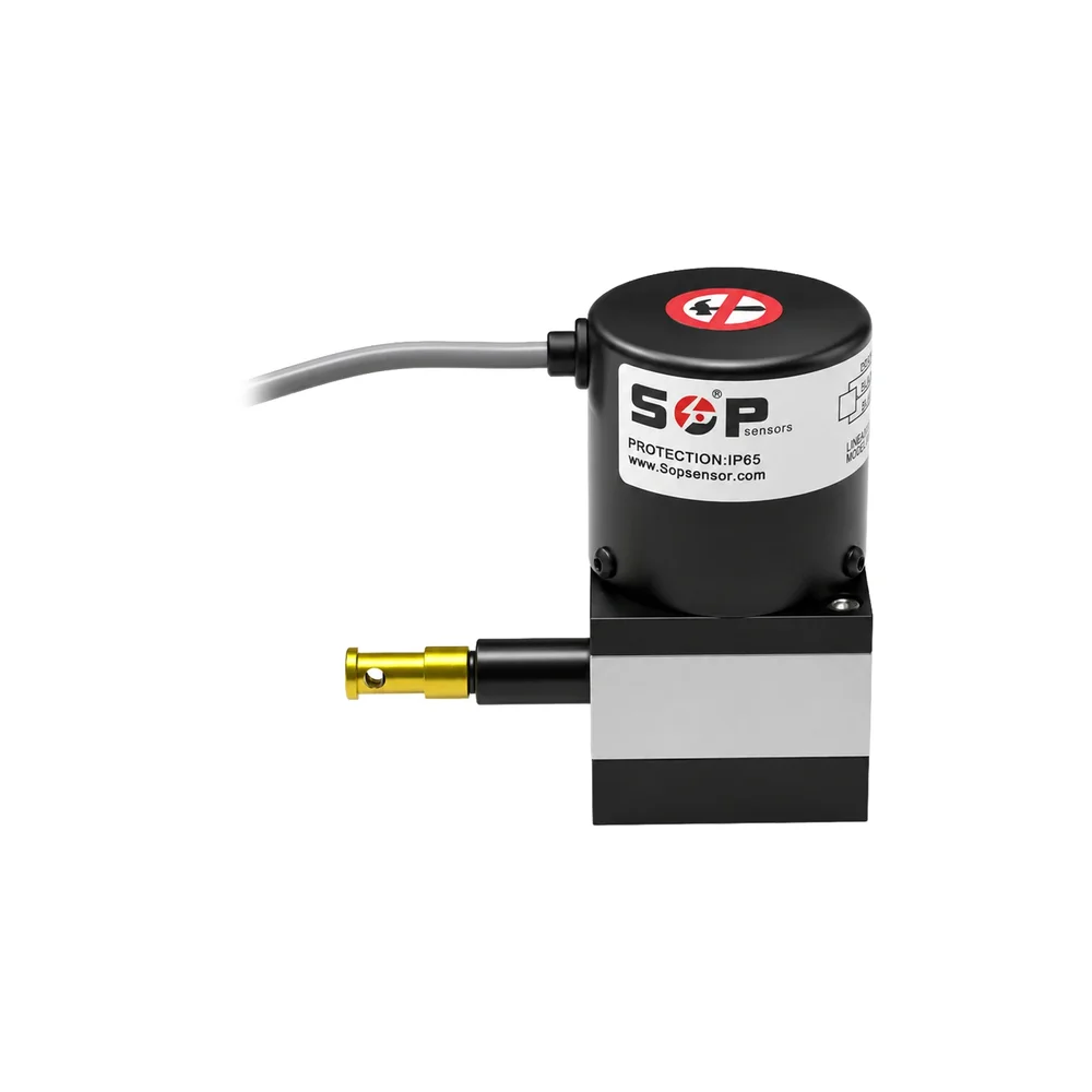 SOP WPS-XS-R-1000 Draw Wire Linear Displacement Sensor, 1000mm Stroke, 5KΩ Analog Output, 24VDC, 1m Cable - Image 2