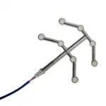 SOUSHINE SBR Film Pressure Sensor, FSR 406, 780mm Cord - 10g~15kg Range