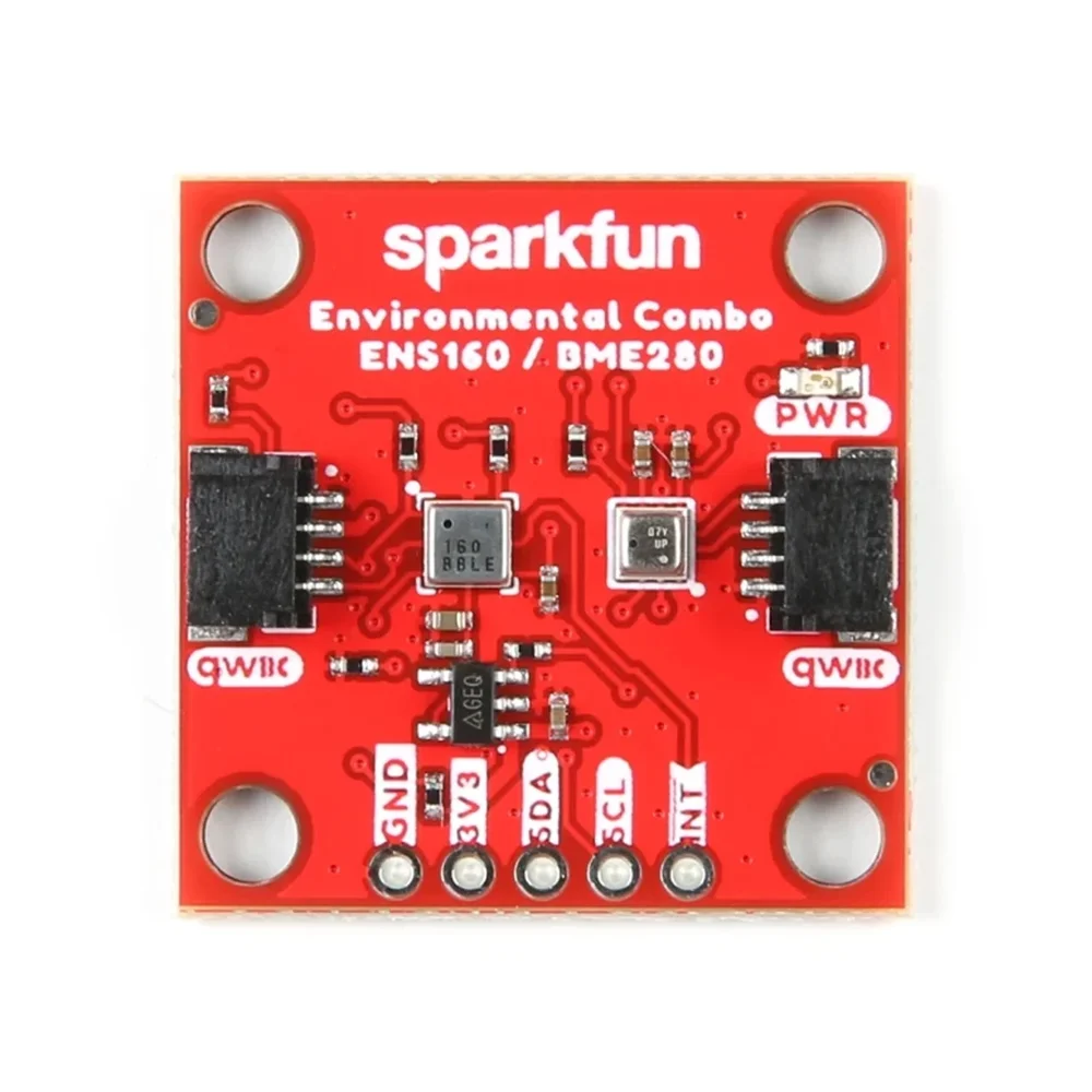 SparkFun Environmental Combo Sensor Breakout - ENS160 + BME280, Air Quality & Climate (Qwiic)