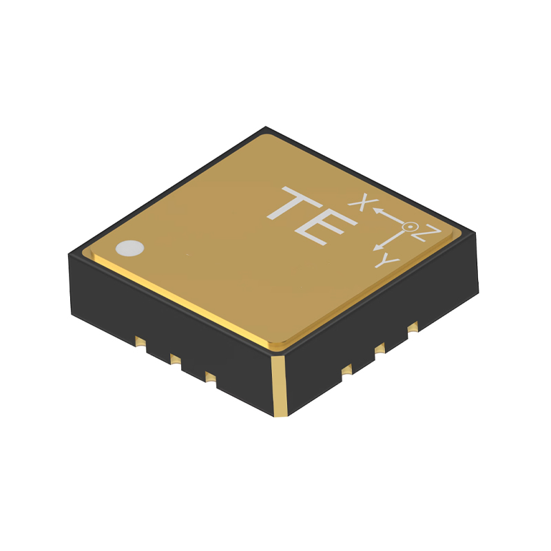 TE Connectivity 830M1-1000 Piezoelectric Accelerometer Sensor, ±1000 g, 1.25 mV/g, 3 Axes, LCC-12 Package - Image 2