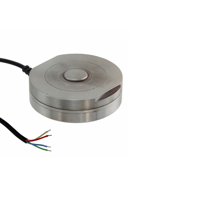 TE Connectivity FC2311-0000-0500-L FC23 Series Compression Load Cell, 500 lbf, 20 mV/V Output, 5V Supply, Cable Mount - Image 2