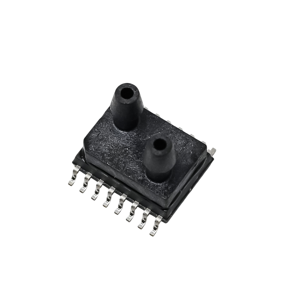 TE Connectivity SM5391-BCE-S-012.00-451 Differential Pressure Sensor, 0.8-2.49 psi, Dual Analog & I2C Digital Output, SOIC-16 Package