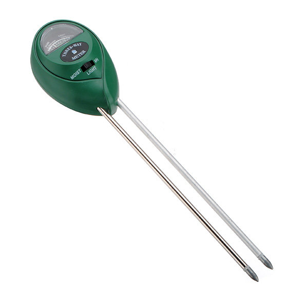 Three-Way Soil Meter for Moisture, Light Intensity and pH Testing - Image 4