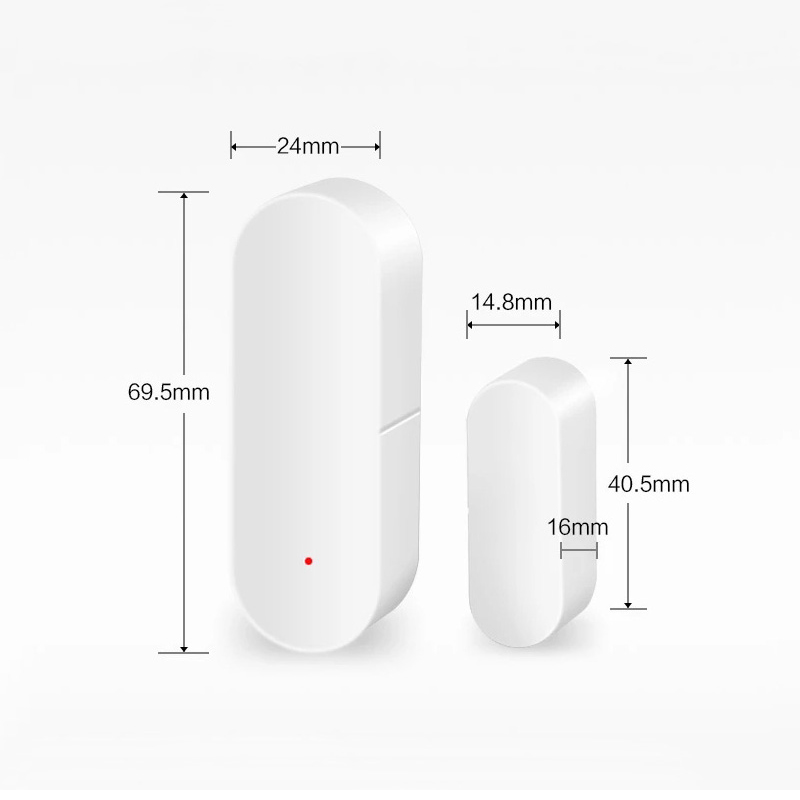 Tuya PST-FH400A Smart WiFi Door & Light Sensor 2-in-1 - Wall Mount, Alexa/Google Assistant - Image 4