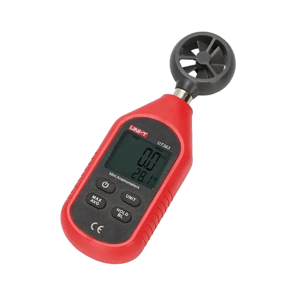 UNI-T UT363 Digital Anemometer with Temperature & Backlight LCD - 0-30m/s Wind Speed Meter - Image 2