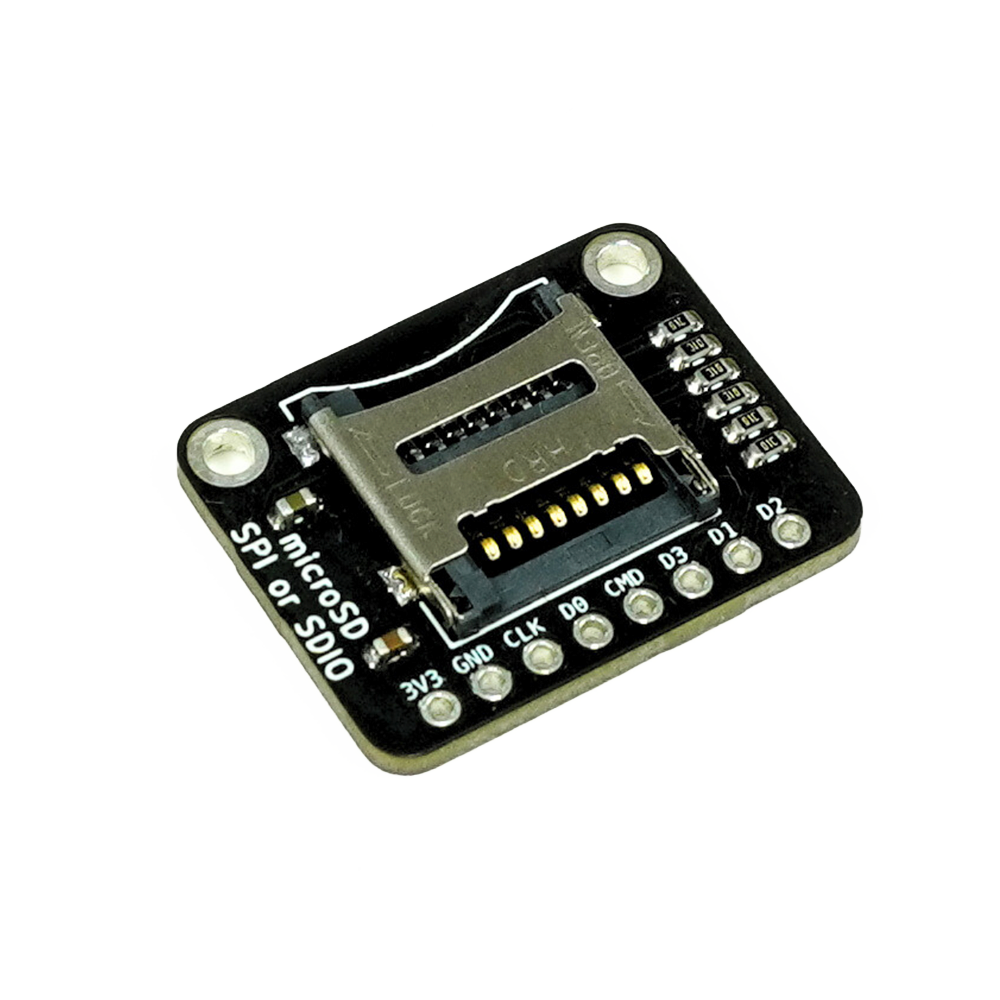 Upside Down Labs Micro SD Card Breakout Board (3V Only) - SPI/SDIO Interface