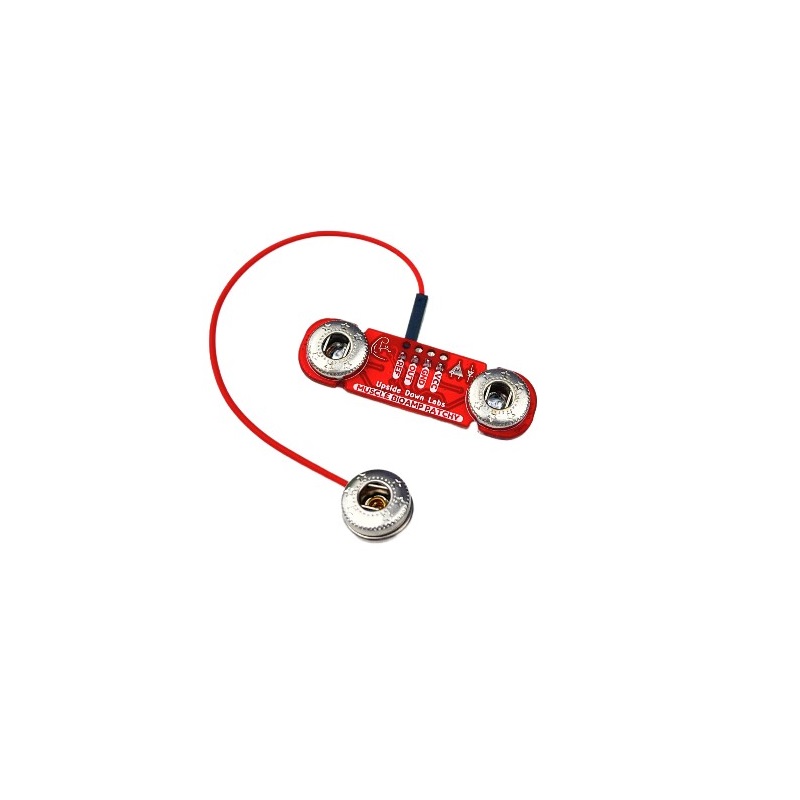 Upside Down Labs Muscle BioAmp Patchy v0.2 (Red) - Wearable EMG Sensor Module - Image 2
