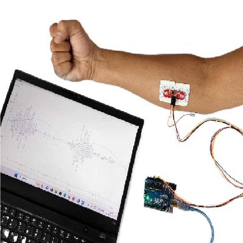 Upside Down Labs Muscle BioAmp Patchy v0.2 (Red) - Wearable EMG Sensor Module - Image 6