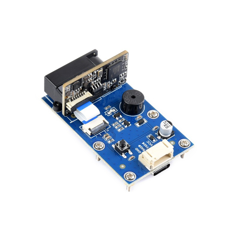 Waveshare 2D Barcode Scanner Module (E) with Metal DPM Support - USB & UART Interface - Image 2