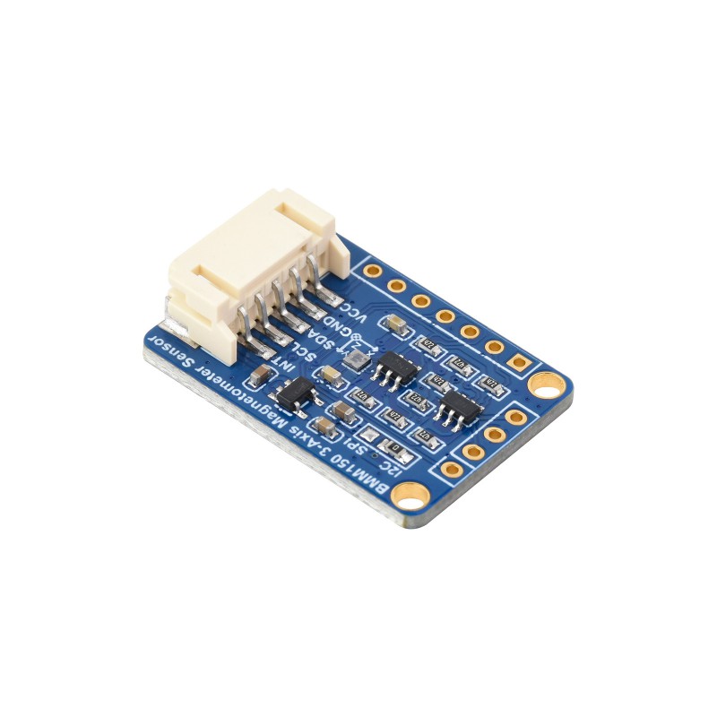Waveshare BMM150 3-Axis Magnetometer Sensor Module - I2C/SPI Digital Compass - Image 2