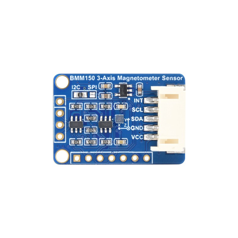 Waveshare BMM150 3-Axis Magnetometer Sensor Module - I2C/SPI Digital Compass - Image 3