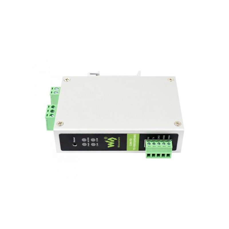 Waveshare CAN FD to RS232/RS485 Bidirectional Protocol Converter - DIN-Rail Mount - Image 2