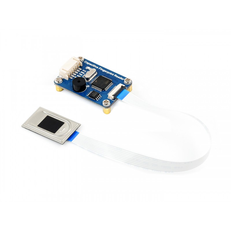 Waveshare Capacitive Fingerprint Reader Module - STM32F105, 3000 Capacity, UART/USB