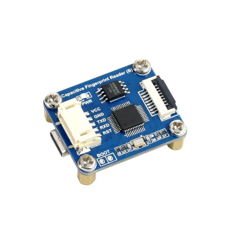 Waveshare High Precision Capacitive Fingerprint Reader (B) - UART/USB Dual Ports - Image 4