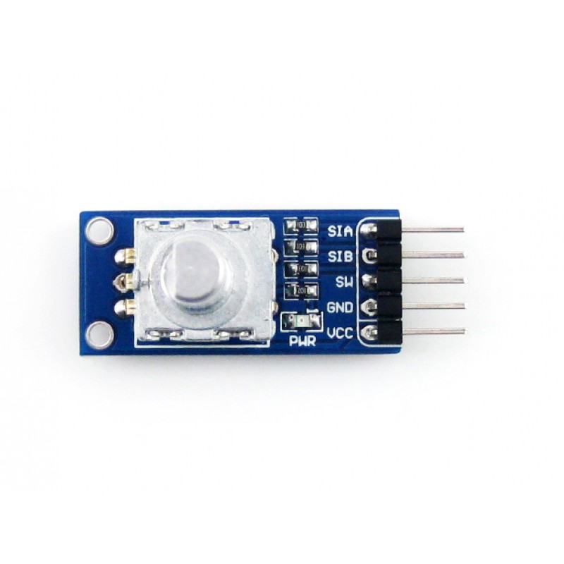 Waveshare Rotation Sensor Module with Push Button - 5-Pin Digital Output - Image 2