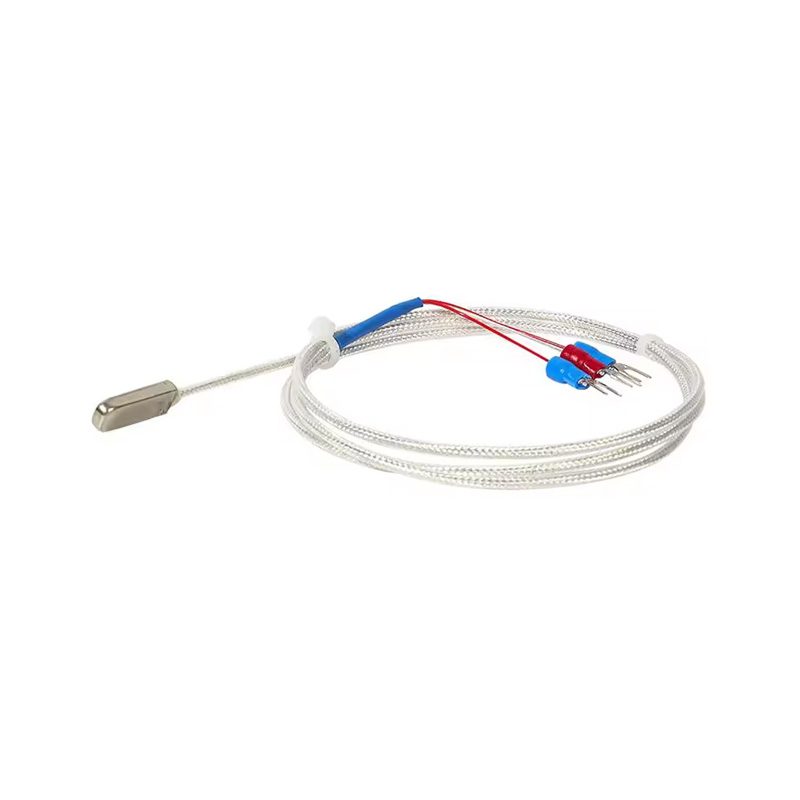XIQI Electric CG-Stainless Steel PT100 Pasted Type Surface Sensor - 0.5m Waterproof 3-Wire Cable - Image 2