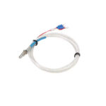 XIQI Electric CG-WZPT-02 PT100 Thermocouple Sensor, 0-800°C, M8 Thread, 1m Cable