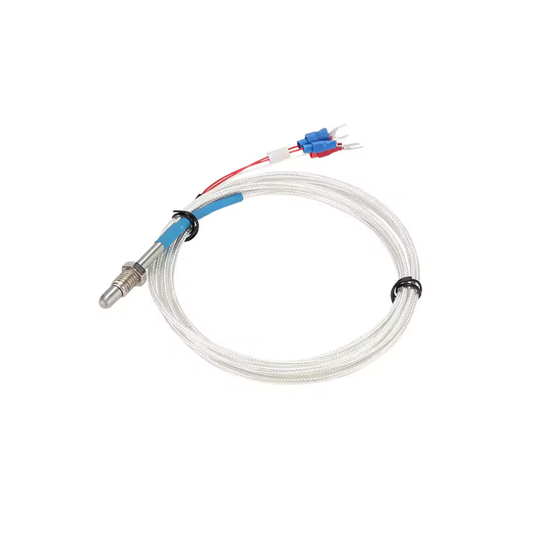 XIQI Electric CG-WZPT-02 PT100 Thermocouple Sensor, 0-800°C, M8 Thread, 1m Cable - Image 2