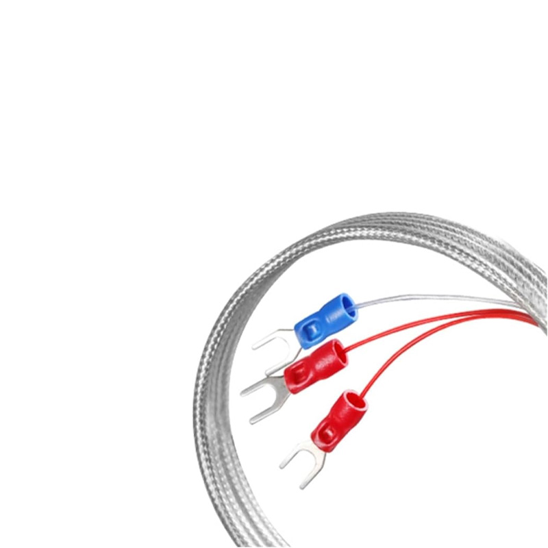 XIQI Electric CG-WZPT-03 PT100 Thermocouple Sensor, M8 Thread, 5x50mm Probe, 2m Cable, 0-800°C - Image 2