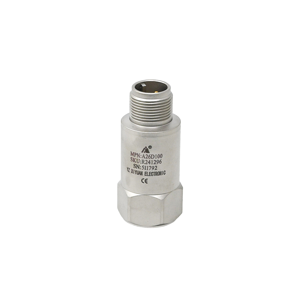 XIYUAN A26D100 Piezoelectric Acceleration Sensor 100mV/g (160Hz) - IEPE Output, 5/8-24 Connector