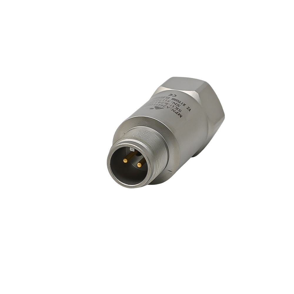 XIYUAN A26D100T20 Piezoelectric Acceleration Sensor, 100mV/g @ 160Hz, IEPE Output, IP65, MIL Connector w/ 3M Cable - Image 2
