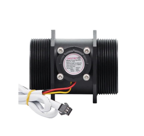 YFDN50 Water Flow Sensor Flowmeter G2 10-200L/min 3.5-12V DC