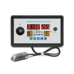 ZFX-W9002 Smart Thermostat Temperature Humidity Controller 220V AC - 0-110°C Range, 4-Digit Display