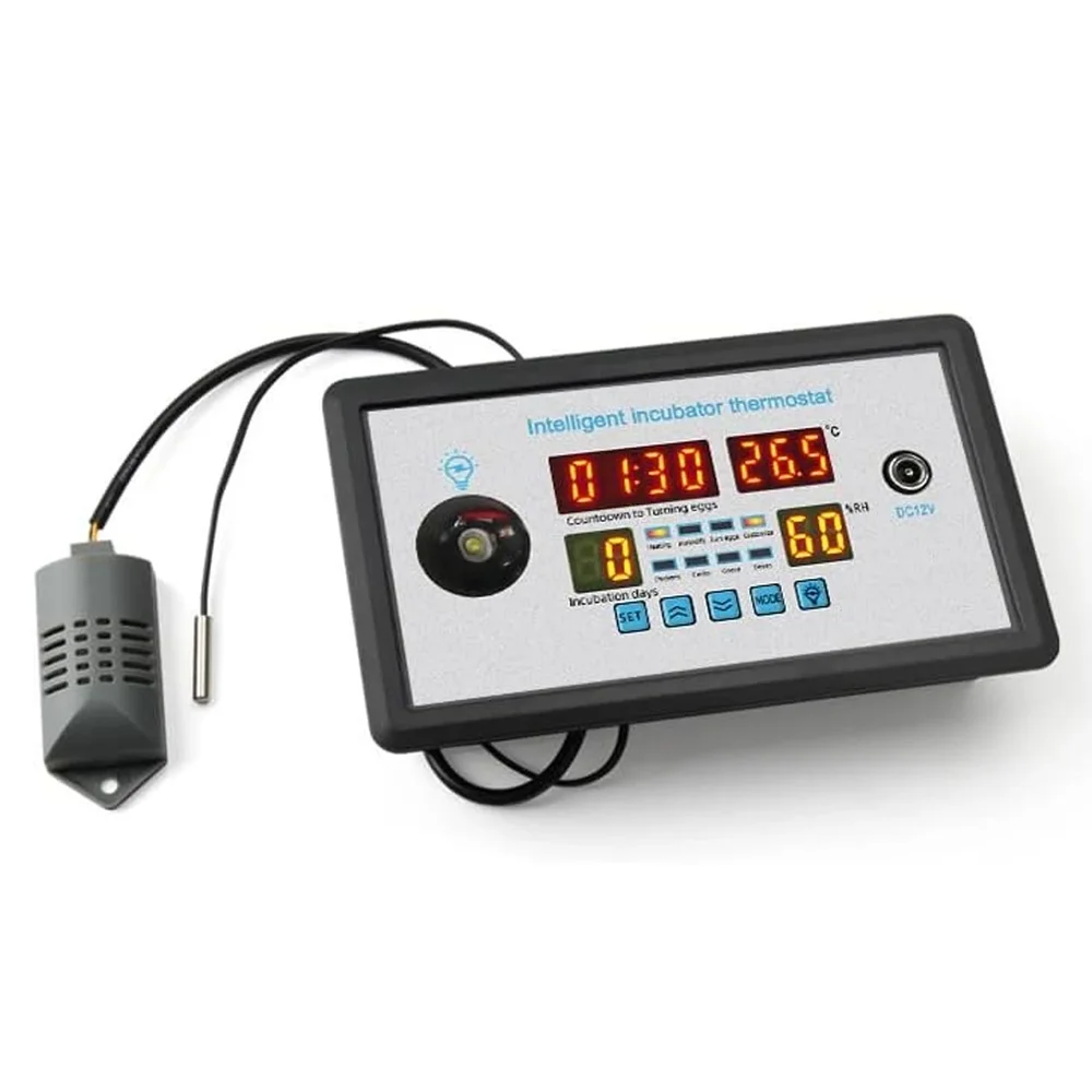 ZFX-W9002 Smart Thermostat Temperature Humidity Controller 220V AC - 0-110°C Range, 4-Digit Display - Image 2
