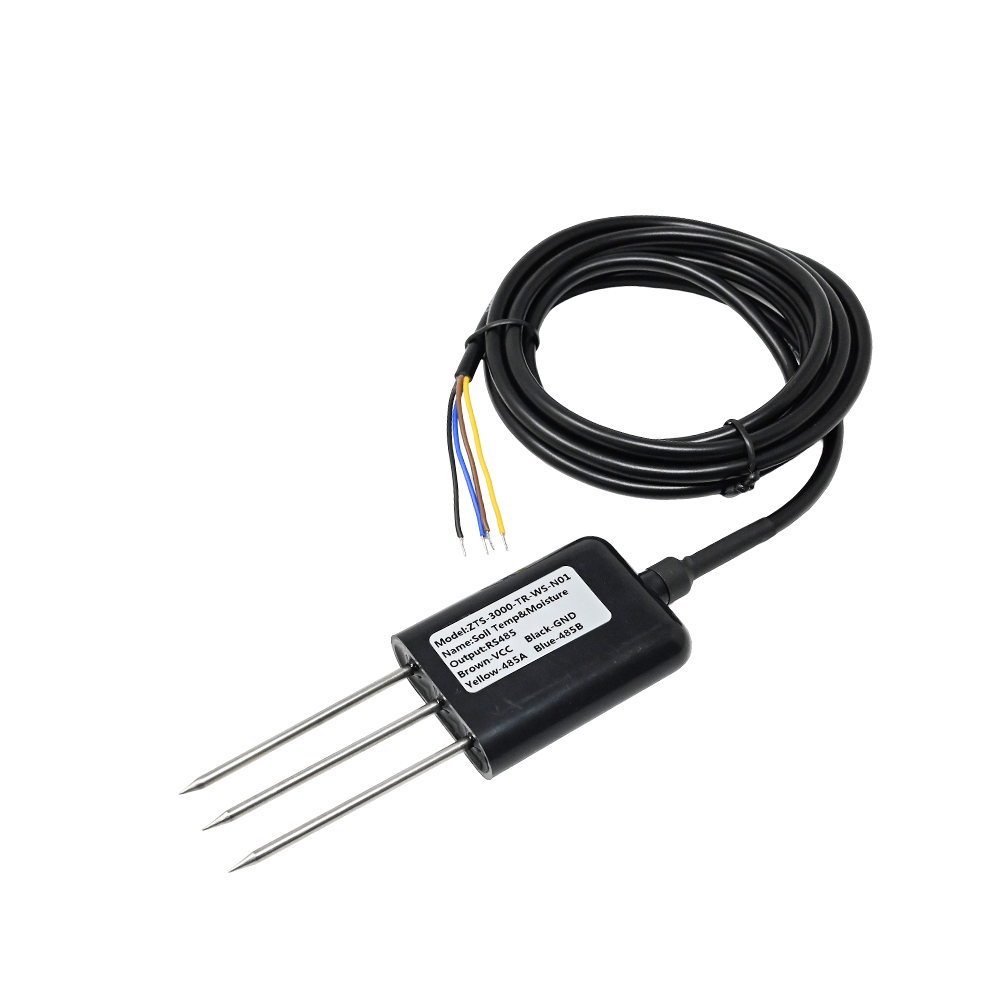 ZTS-3001-TR-THPH-N01 Five-Pin Soil Sensor - Temperature, Moisture, pH, RS485 Modbus - Image 2